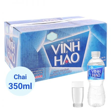 Thùng nước khoáng Vĩnh Hảo chai nhỏ 350ml