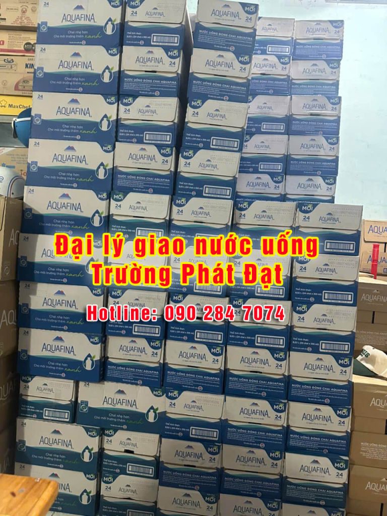 Đại lý Nước Aquafina Chính Hãng: Trường Phát Đạt Water - 100% Chính Hãng, Giao Nhanh