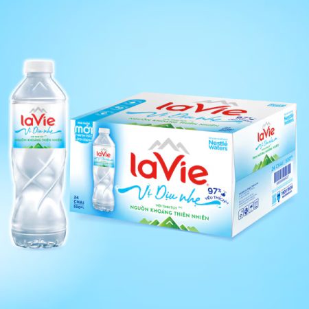 Thùng Lavie Vị Dịu Nhẹ 500ml (24 chai/thùng)