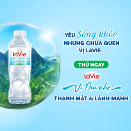 Nước Lavie Vị Dịu Nhẹ 500ml (24 chai/thùng)