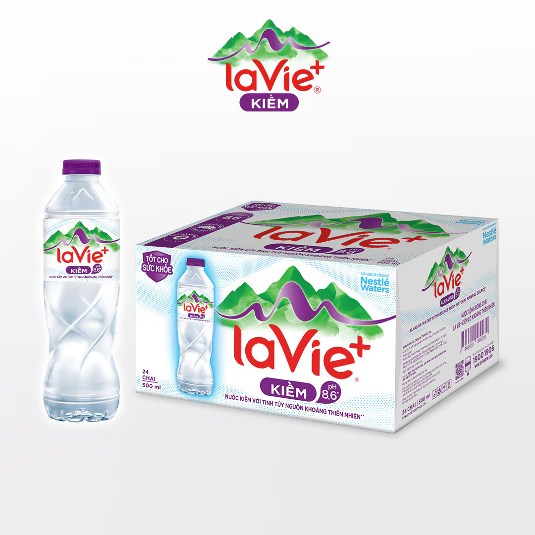 lavie-kiem-500ml Nước LaVie+ Kiềm 500ml